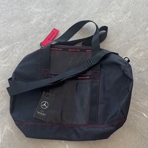 Mercedes Benz AMG- Black and Red Men's Duffle Bag